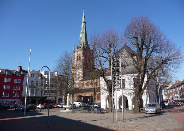 Kirche und Markt in Erkelenz